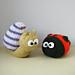 Sammy Snail and Lil Ladybug pattern 