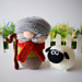 Farmer Drabble and Sheep pattern