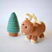René the Reindeer pattern