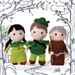 Robin Hood Pantomime Dolls pattern