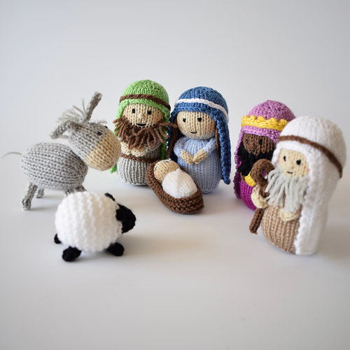 Ravelry A Child Is Born Nativity Set pattern by Amanda Berry