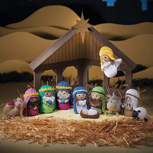 Ravelry A Child Is Born Nativity Set pattern by Amanda Berry