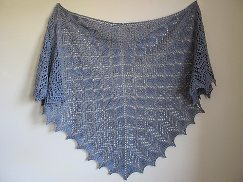 Ravelry: Rose Ribbons Shawl pattern by Evelyn A. Clark