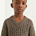 Kids V neck sweater pattern