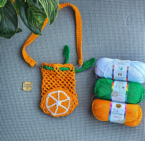 Orange Slice Crossbody Bottle Holder