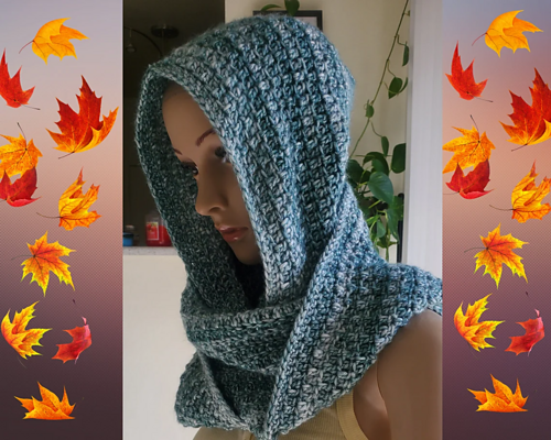 Hooded Infinity Scarf - Fran Corona