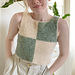 Crochet Checkerboard Sweater Vest photo 4