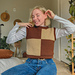 Crochet Checkerboard Sweater Vest photo 3