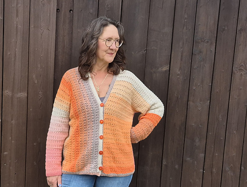 Häkeljacke „Kreuz und Quer“