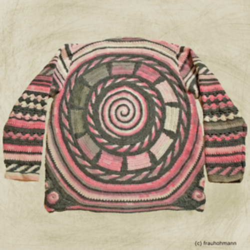 Spiral - Kreisjakke med Knopfleiste - by frauhohmann