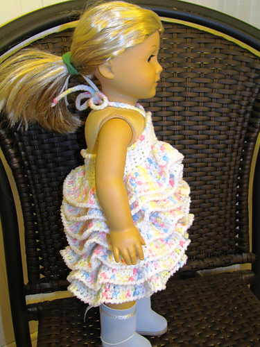 Party Dress /Blouse fits American Girl photo 4