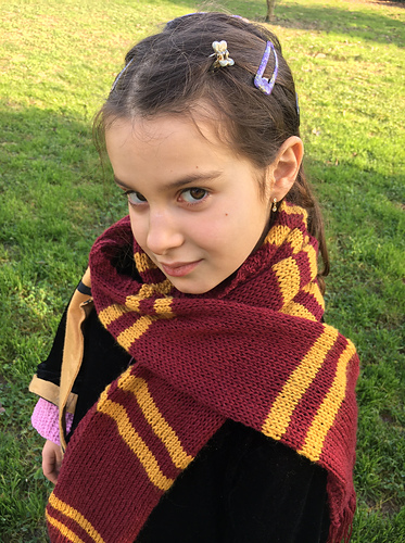 Harry Potter Gryffindor Skjerf - Fluffy Knits