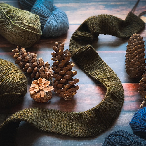 Ribbed temperature blanket or scarf photo 11