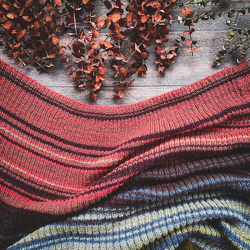 Ribbed temperature blanket or scarf photo 4