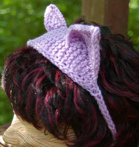 Ravelry: Kitty Ear Headband pattern by Gari Lynn