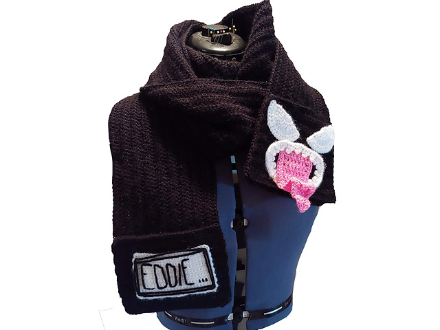 Completed Venom Scarf