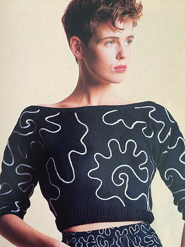 Adrienne Pull-On Embroidered Detail Crops main image 1