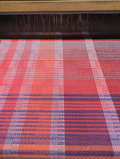 the very end of the warp!