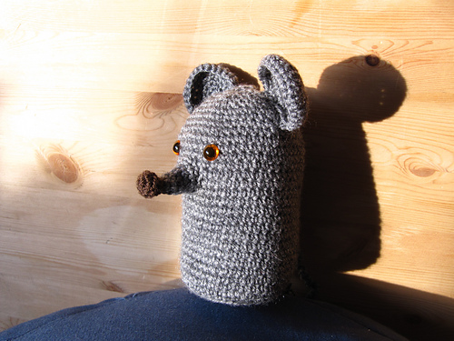 Amigurumi Mouse Doorstop photo 4