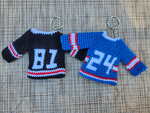 Hockey Romance Jersey Keychain