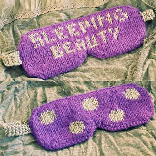 Ravelry "Eye Candy" Colorful Reversible Eye Masks pattern by Lauren Riker