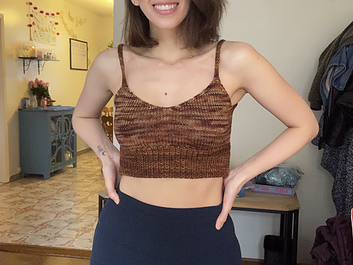 Få den, jente Bra Top - bygirlyknits