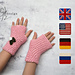 hush of rose fingerless gloves pattern 