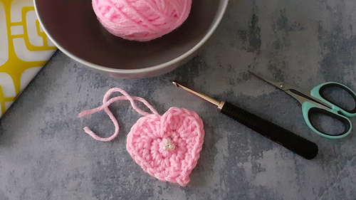 crochet heart
