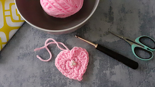 crochet heart