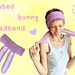 Ribbed Bunny Headband pattern 