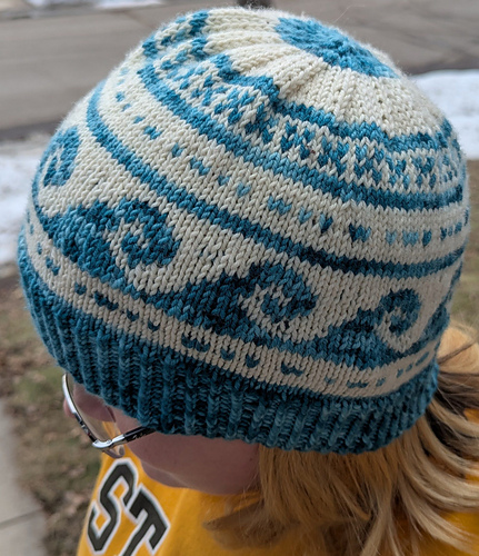 Blue Wave Secret Message Hat