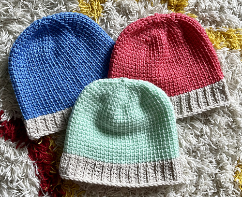 Roundabout Tunisian Beanie
