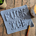 Fuck ICE Dishcloth pattern 