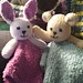 Bunny-Bear Comfort Mini Blanket Toy 4542 pattern 
