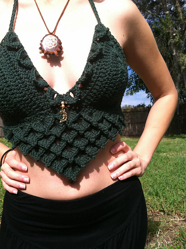 Dragon Scale Halter Top photo 4