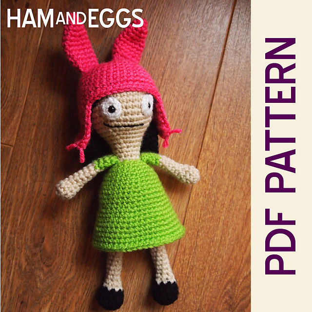 Bobs Burgers Louise Belcher pattern 