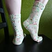 Flowering socks pattern 
