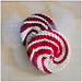 Candy Cane Swirl Pot Scrubbie pattern