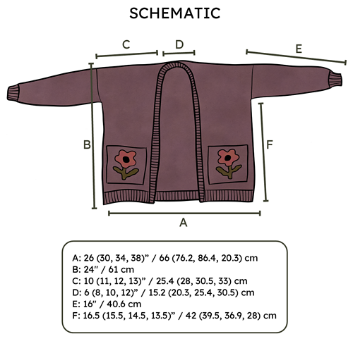 Fårespynt Cardigan - Hailey Bailey