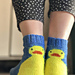 Oh Duck! Socks pattern 