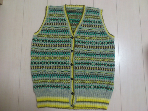 p4.Fair Isle Vest 다른 모습 4