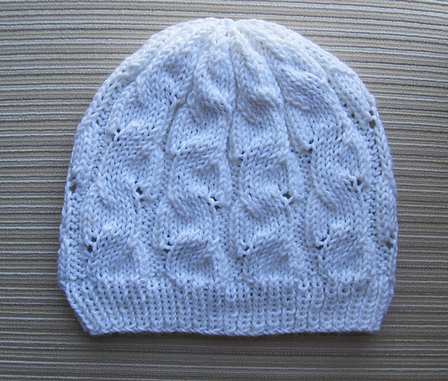 Women Quilting White Hat