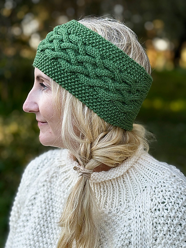 Celtic Cable Headband photo 3