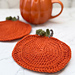 Pumpkin Coaster pattern 