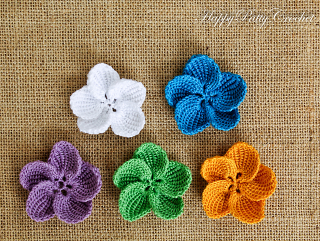 Crochet Plumeria Flower Pattern Best Flower Site