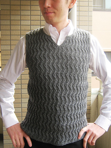 Sleeveless Henley Knit Vest