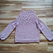 Top-down smocked pullover(トップダウンのスモッキングセーター) pattern 