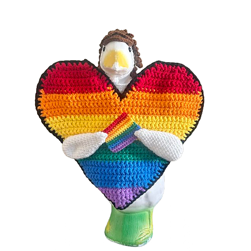 Love is Love Porch Goose Outfit