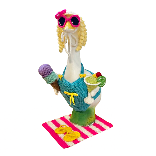 Beach Babe Porch Goose Outfit