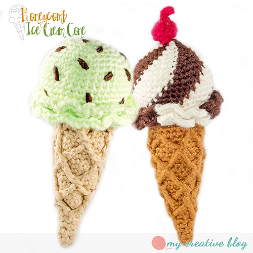 Ravelry Ice Cream Cone pattern by The Ginger Hooker